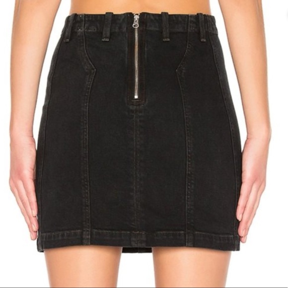 Agolde Dresses & Skirts - AGOLDE Black Denim Skirt, Size 26/2